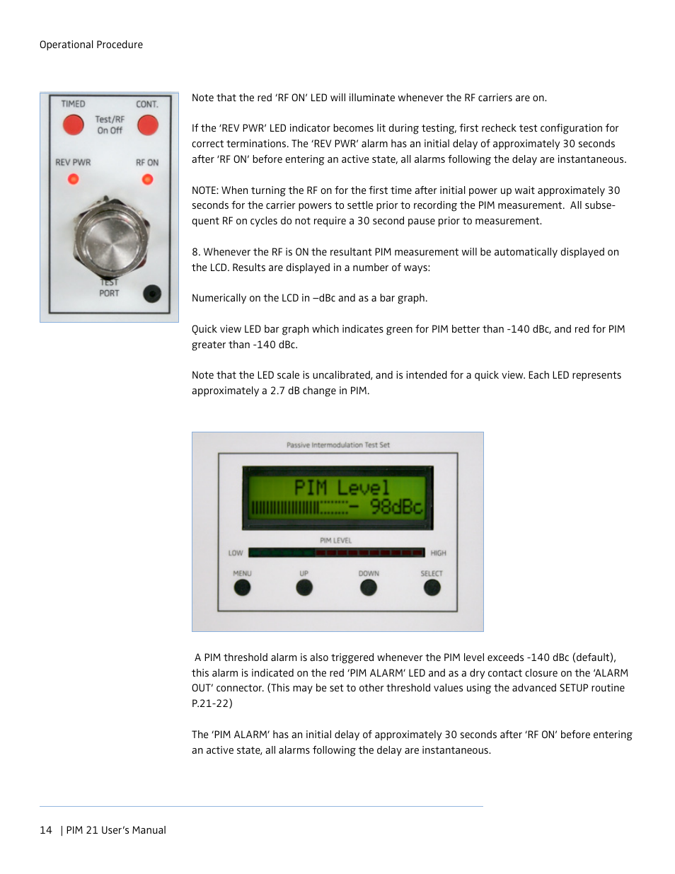 Boonton PIM 21 User Manual User Manual | Page 14 / 31