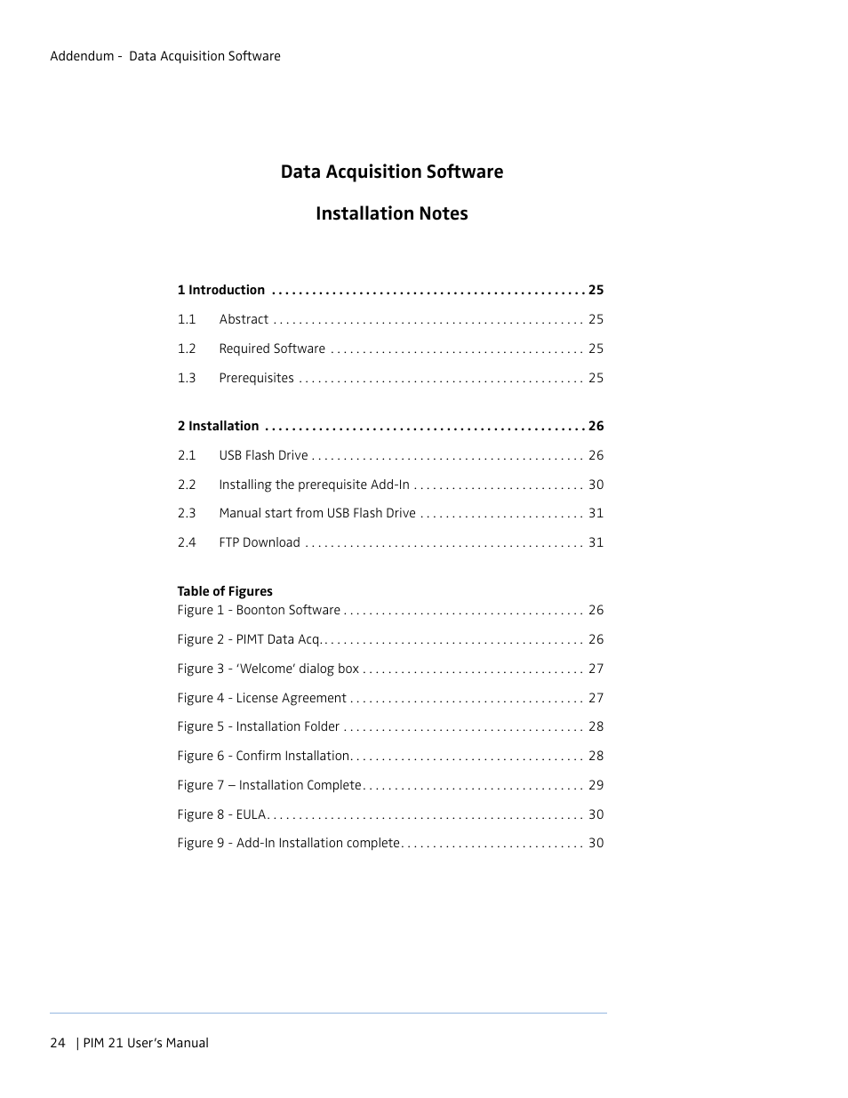 Boonton PIM 21 User Manual User Manual | Page 24 / 31