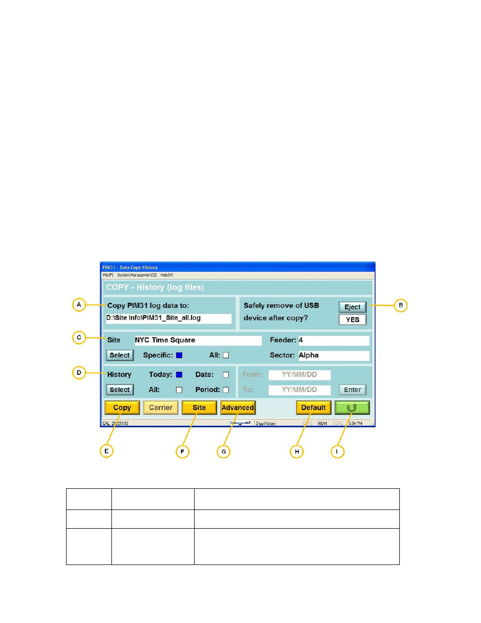 8 log file management, 9 data copy, Log file management | Data copy | Boonton PIM 31 User Manual User Manual | Page 43 / 110