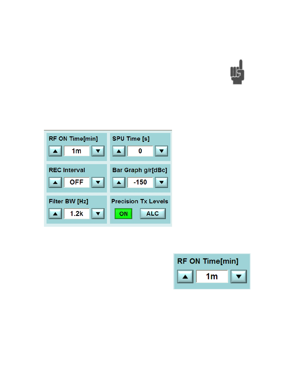 1 pim 31 memory space, 2 system menu functional block, Rf on time | System menu functional block | Boonton PIM 31 User Manual User Manual | Page 49 / 110