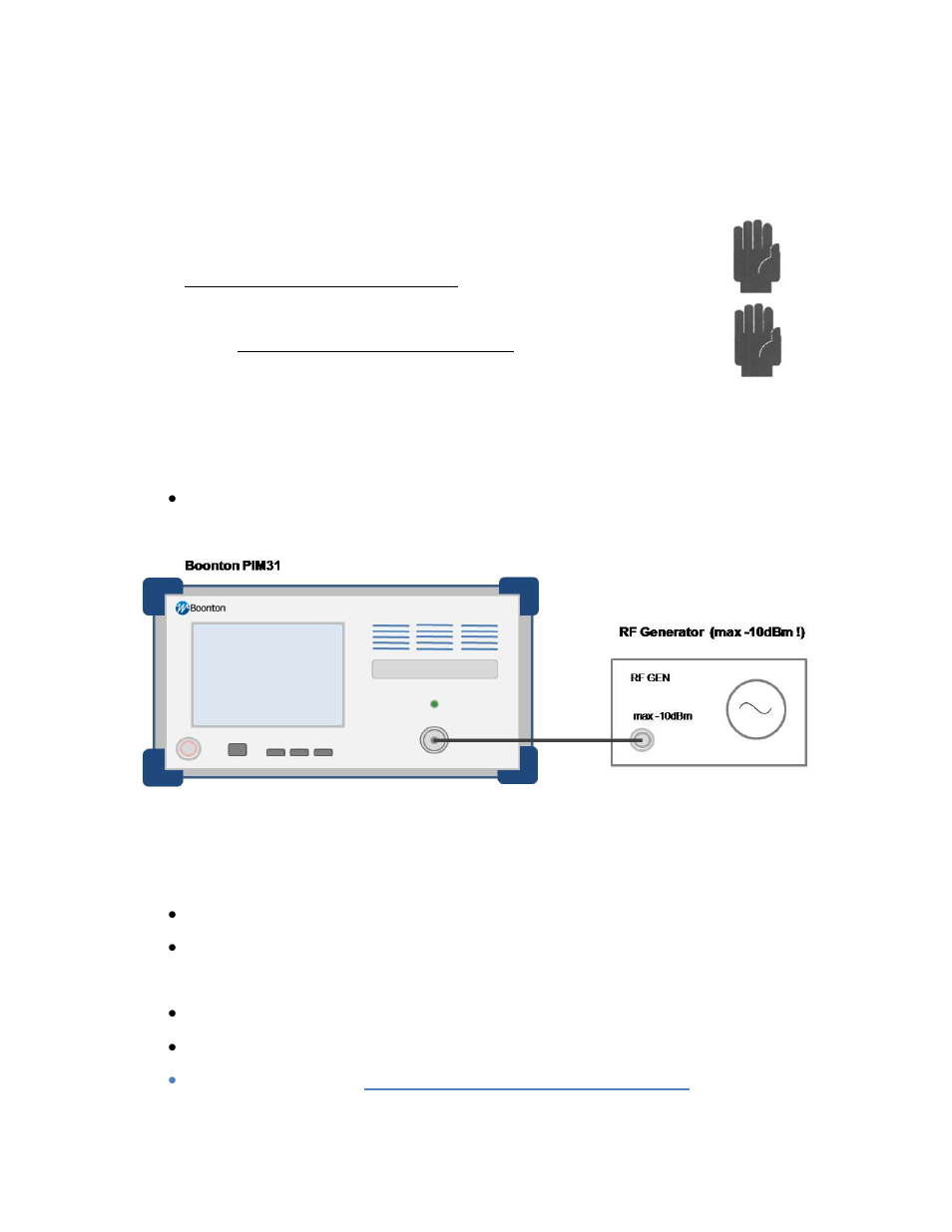 1 rx power and receiving frequency, Rx power and receiving frequency | Boonton PIM 31 User Manual User Manual | Page 90 / 110