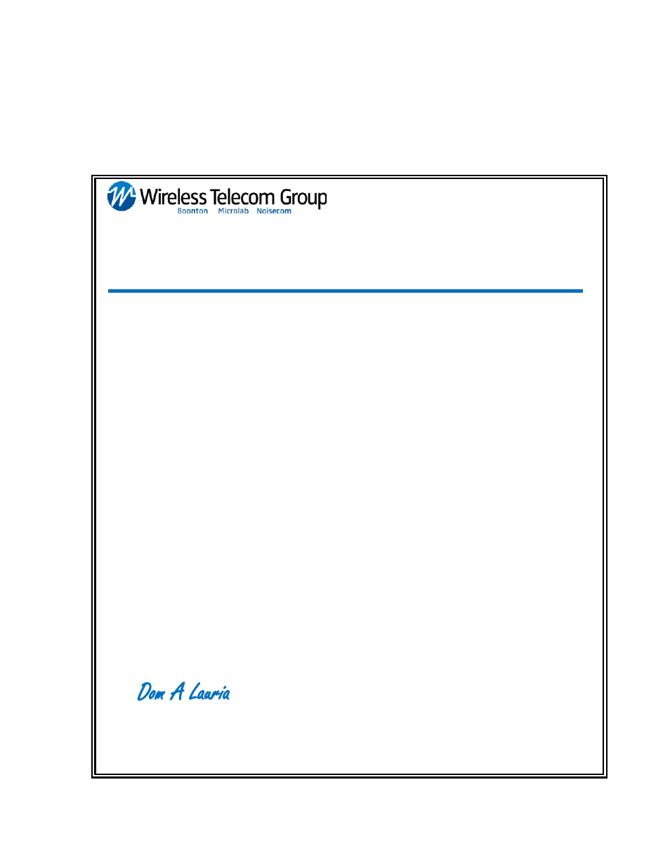 Appendix b, Ec declaration of conformity, Dom a lauria | Boonton PIM 31 User Manual User Manual | Page 96 / 110