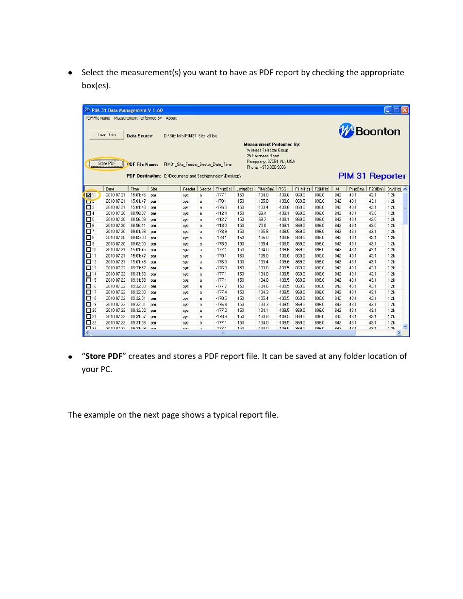 Boonton PIM 31 User Manual | Page 4 / 5