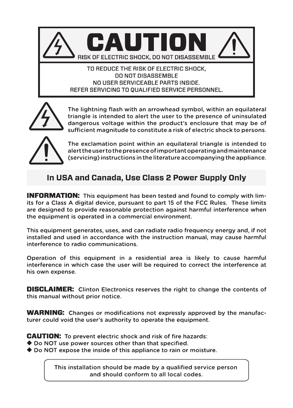 Clinton Electronics NXHD OSD User Manual | Page 3 / 28