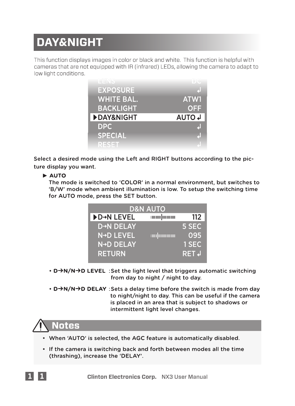 Clinton Electronics NX3 DSP User Manual | Page 16 / 26