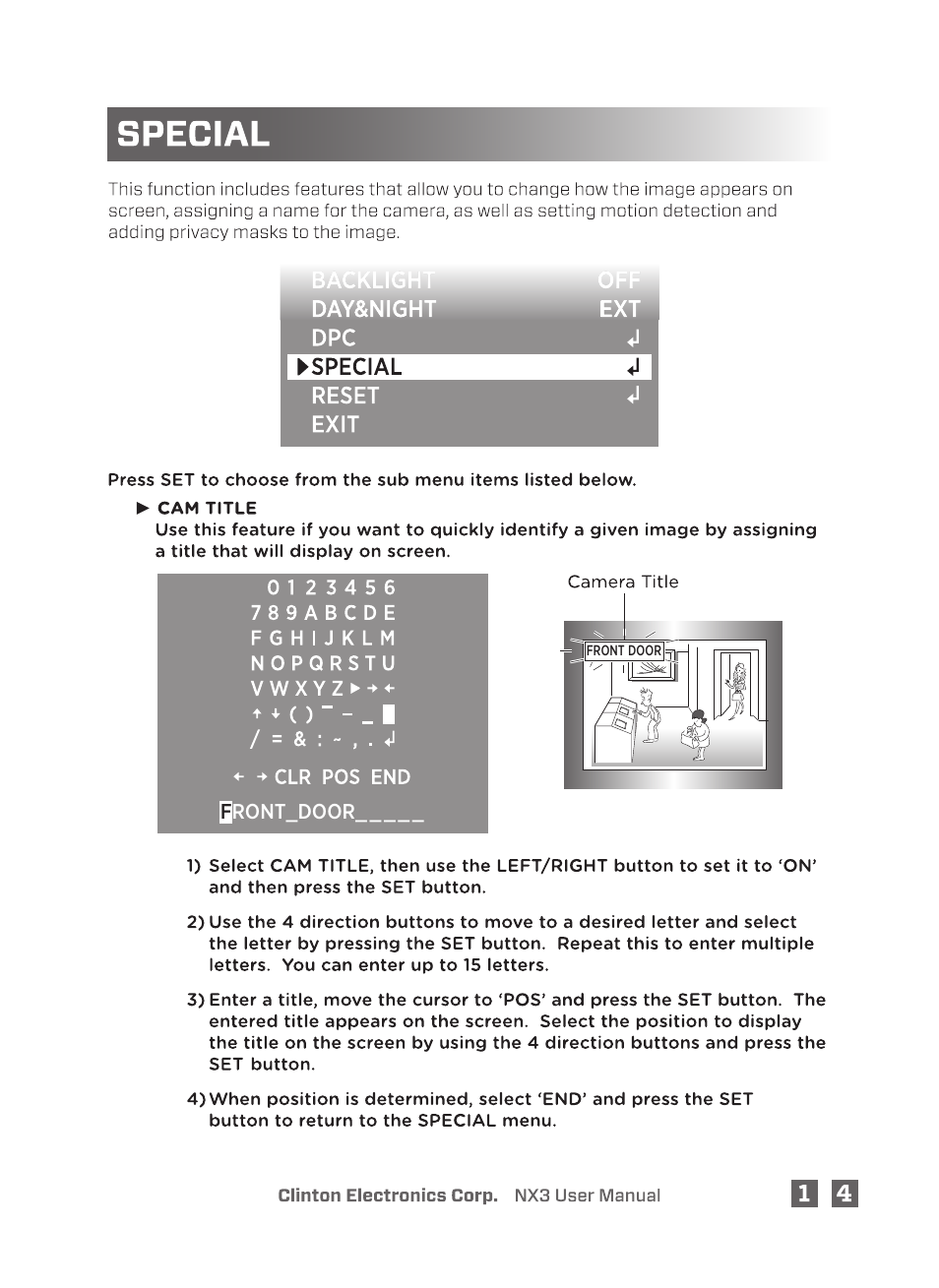 Clinton Electronics NX3 DSP User Manual | Page 19 / 26