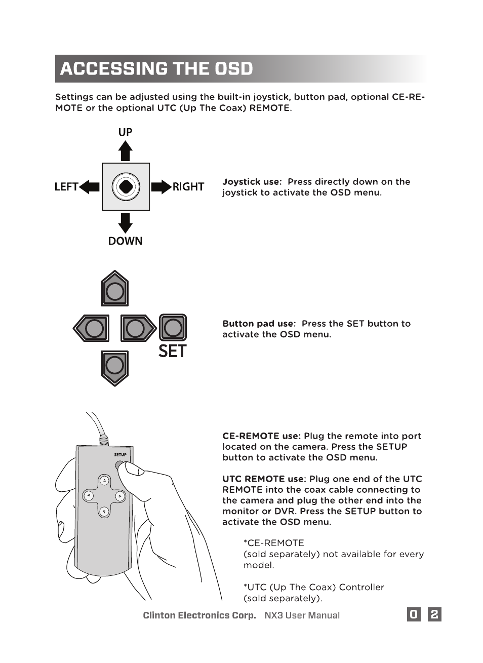 Clinton Electronics NX3 DSP User Manual | Page 7 / 26