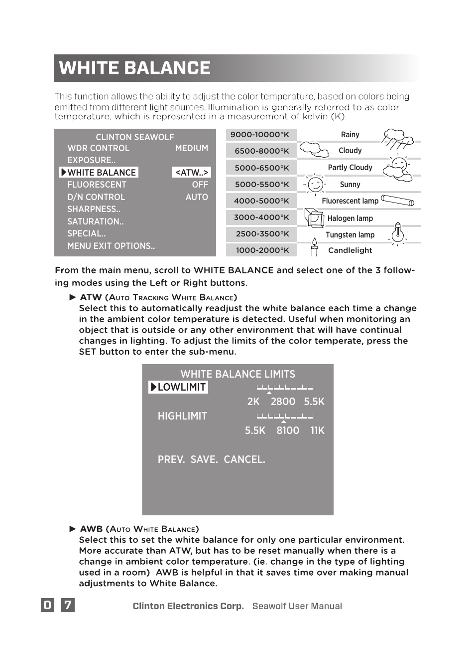 Clinton Electronics Pixim Seawolf DSP User Manual | Page 12 / 22