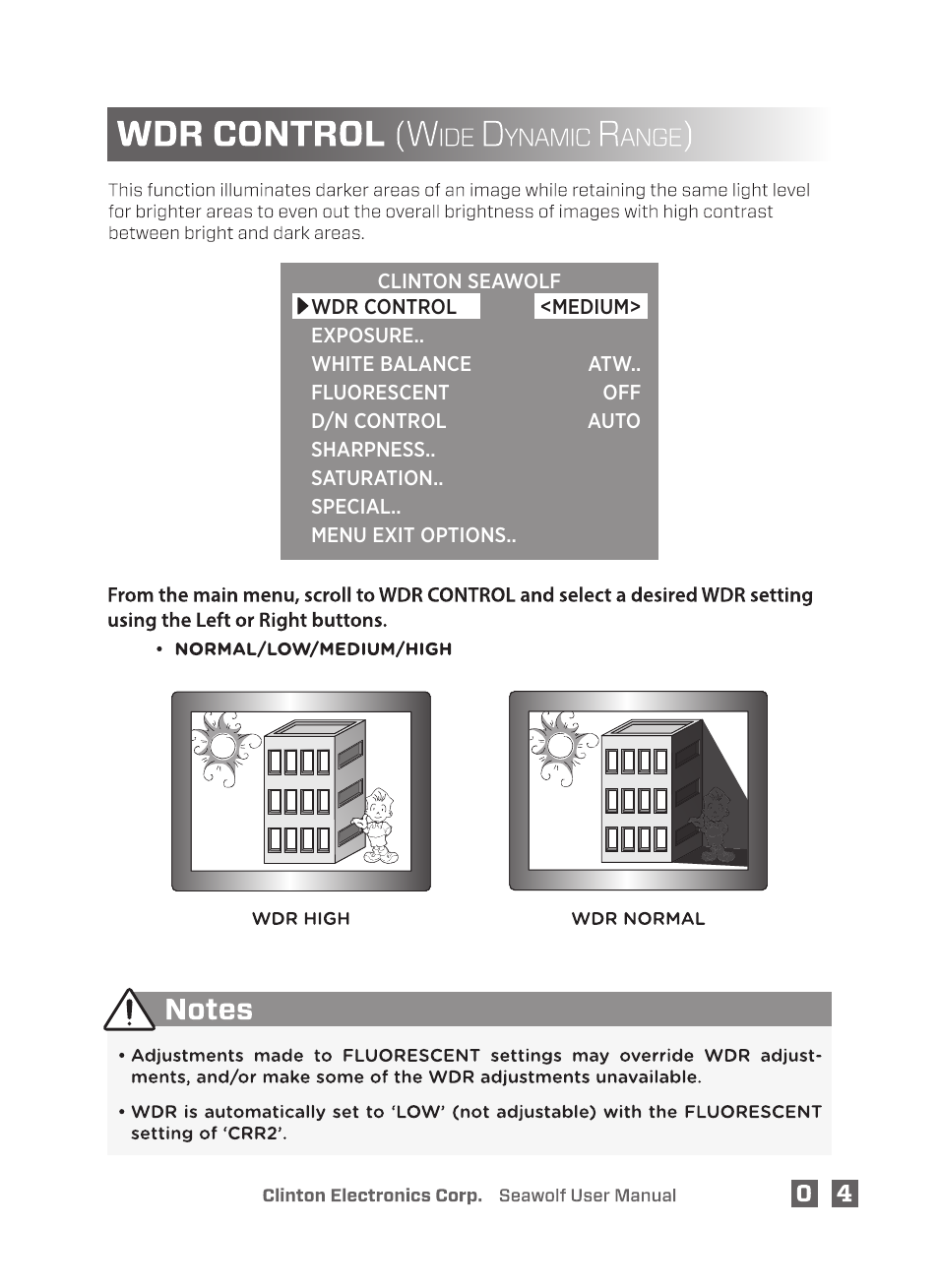 Clinton Electronics Pixim Seawolf DSP User Manual | Page 9 / 22