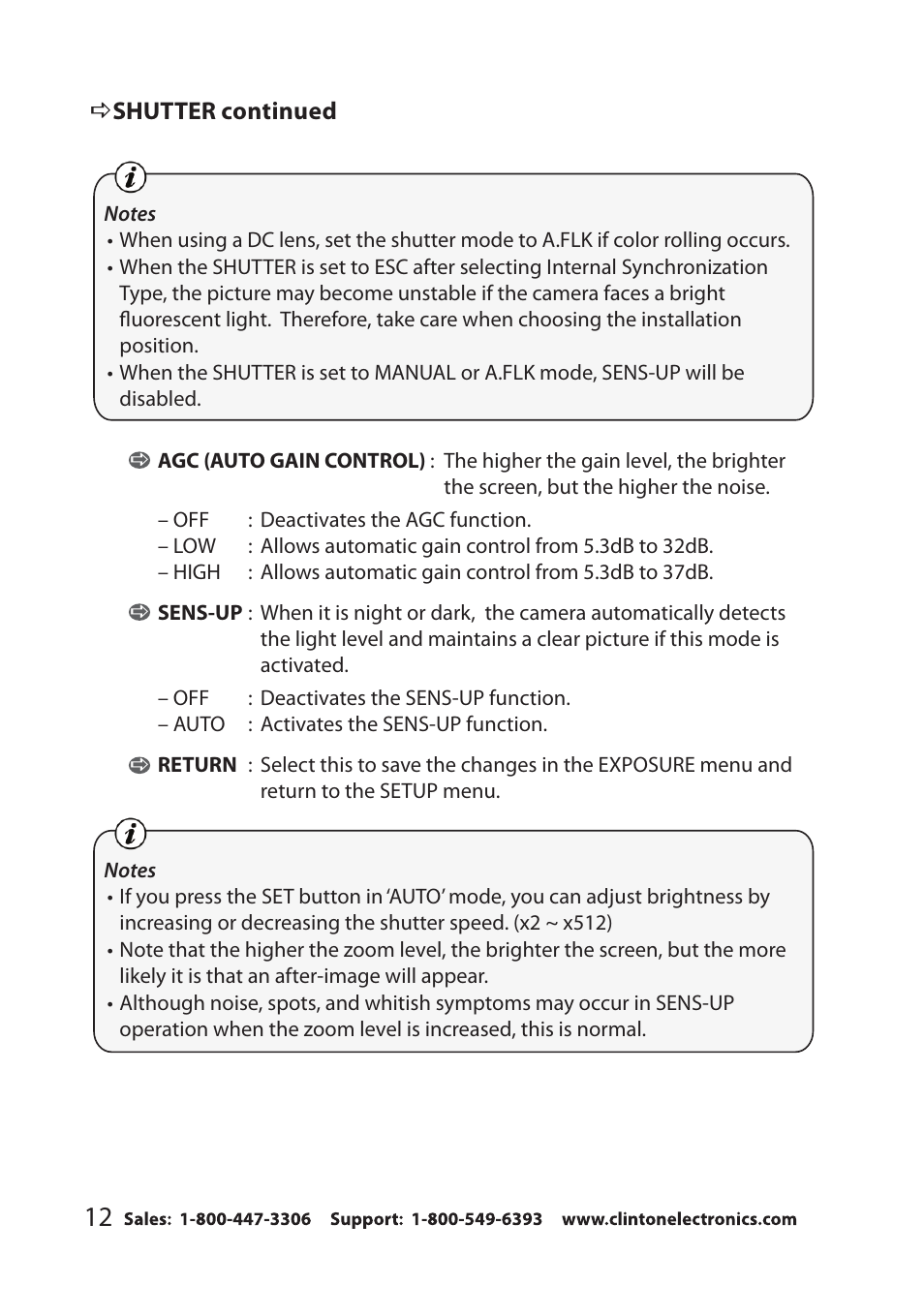 Clinton Electronics CE-VF540 User Manual | Page 16 / 34