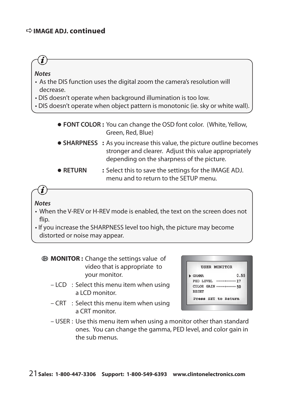 Clinton Electronics CE-VF540 User Manual | Page 24 / 34