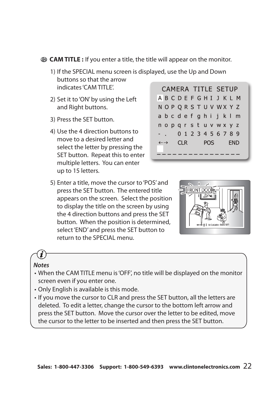 Clinton Electronics CE-VF540 User Manual | Page 25 / 34