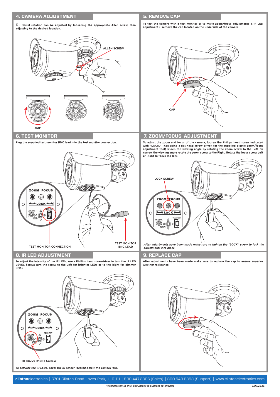 Clinton Electronics CE-B511 User Manual | Page 2 / 2