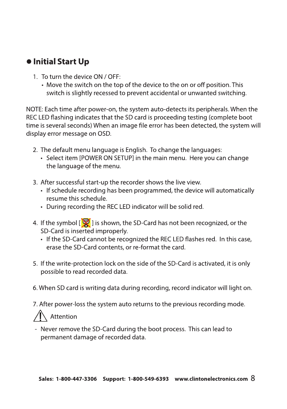 Clinton Electronics CE-RP2 User Manual | Page 11 / 27
