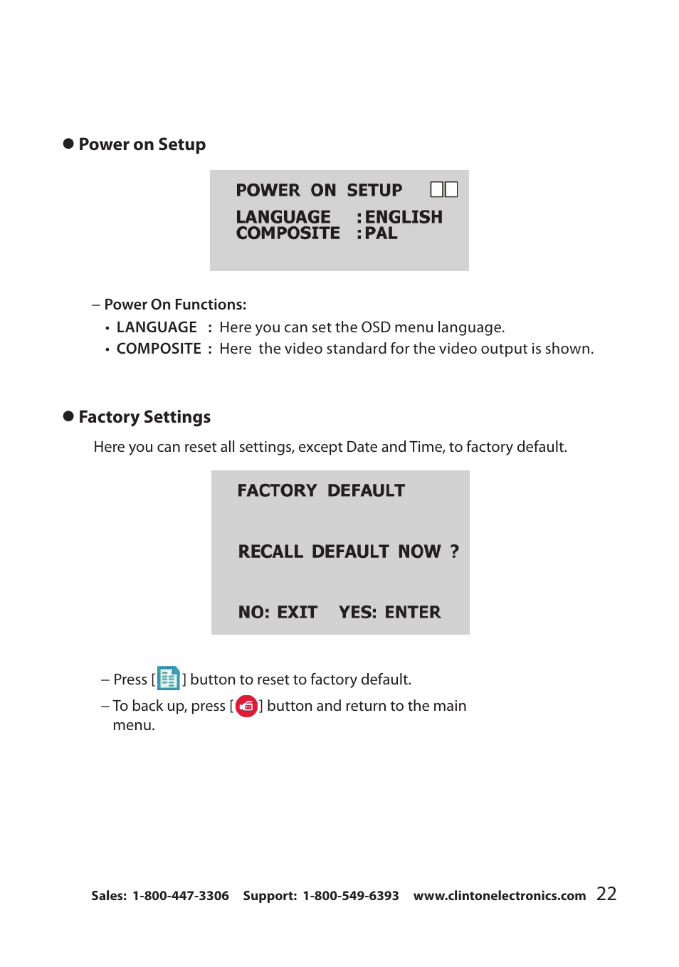 Clinton Electronics CE-RP1 User Manual | Page 25 / 30