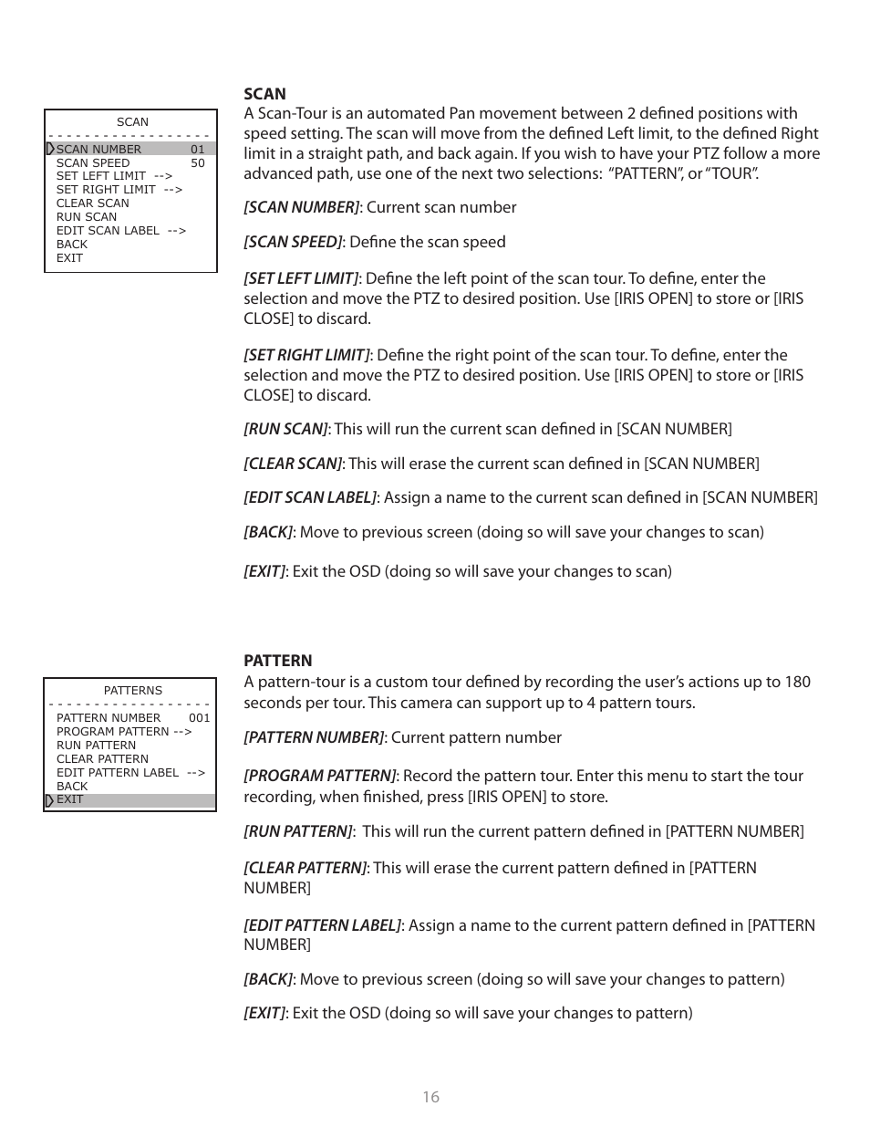 Clinton Electronics CE-PTZ10x User Manual | Page 16 / 22