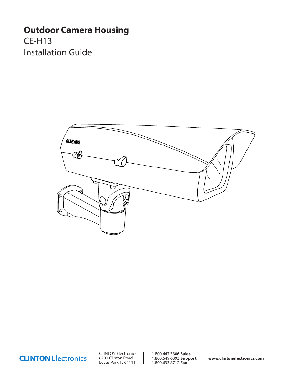 Clinton Electronics CE-H13 User Manual | 4 pages