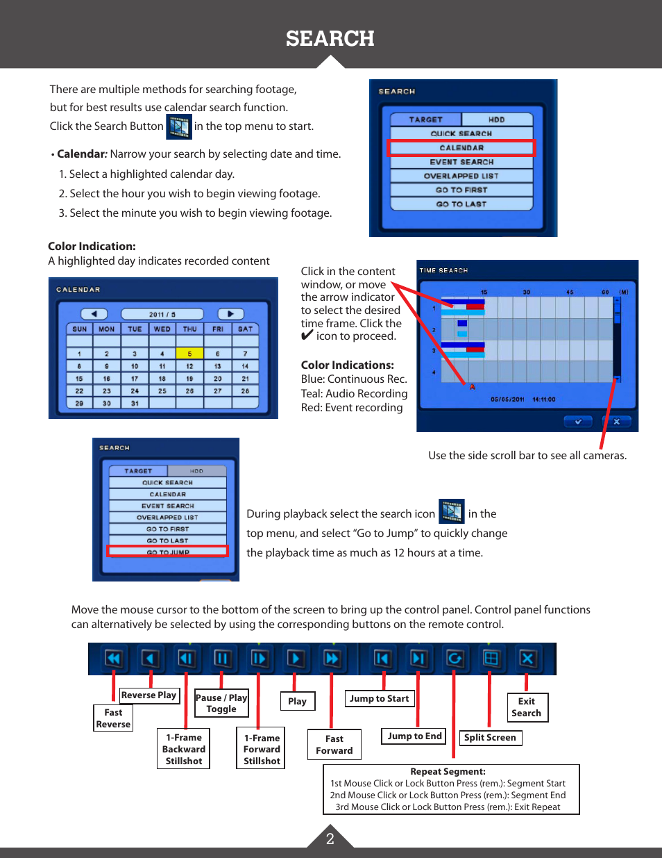 Search | Clinton Electronics CE-HDVR16 User Manual | Page 3 / 4