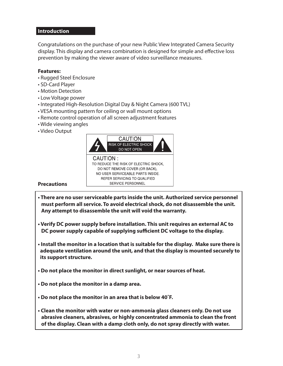 Clinton Electronics CE-M10S User Manual | Page 3 / 26