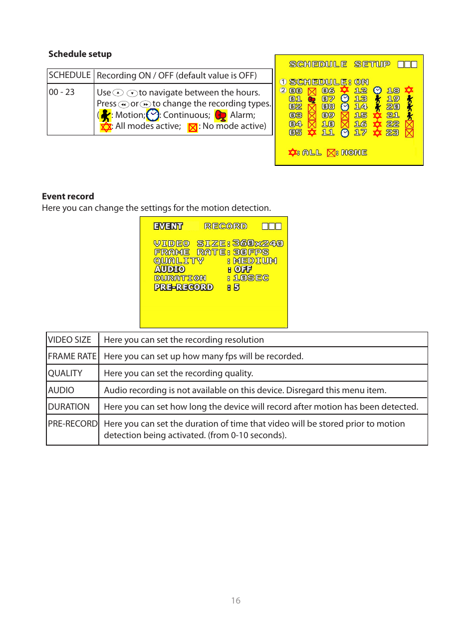 Schedule 00 - 23 | Clinton Electronics CE-M8SD-B User Manual | Page 16 / 36