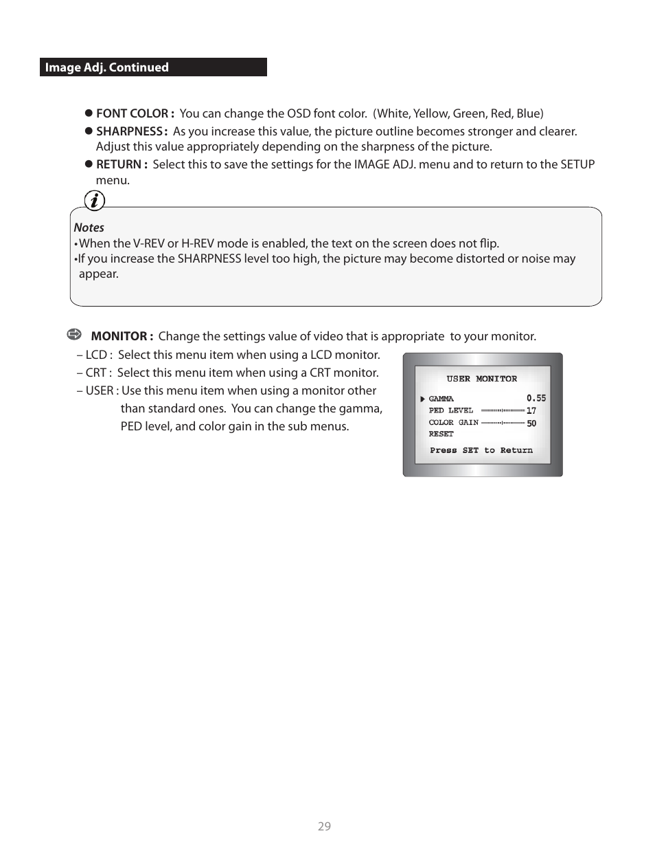 Clinton Electronics CE-M8SD-B User Manual | Page 29 / 36