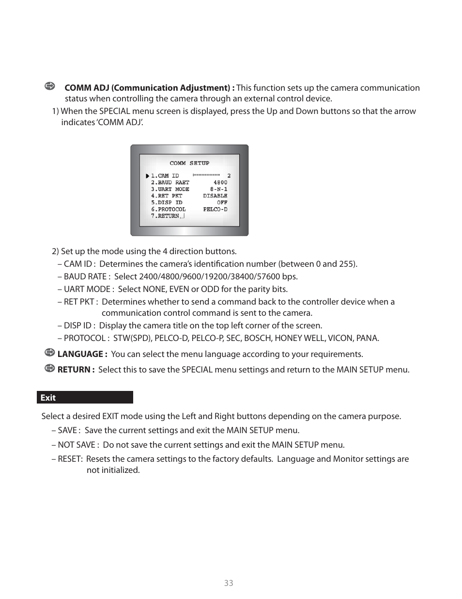 Clinton Electronics CE-M8SD-B User Manual | Page 33 / 36