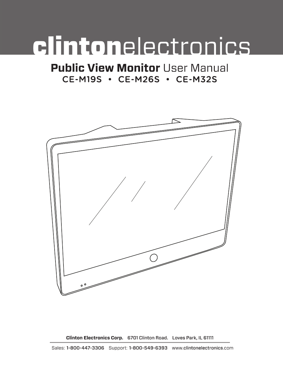 Clinton Electronics CE-M32S-B User Manual | 39 pages