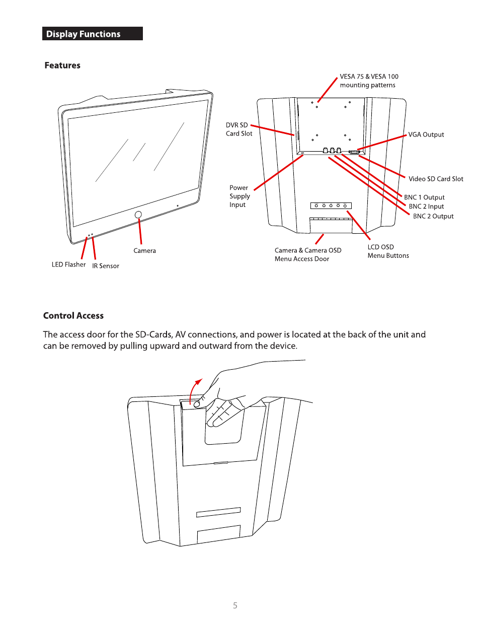 Power auto up down menu power auto up down menu | Clinton Electronics CE-M19SD-B User Manual | Page 5 / 36