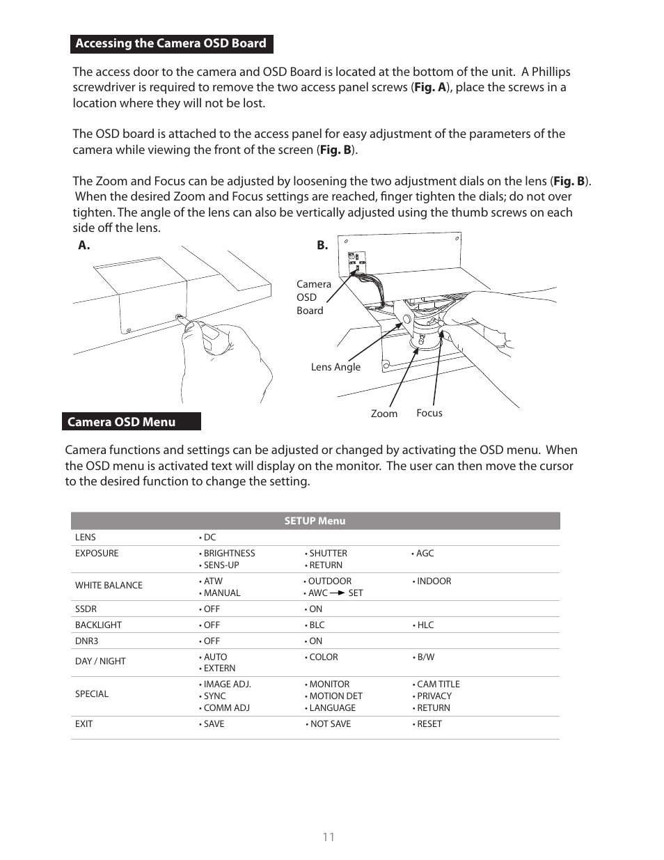 B. a | Clinton Electronics CE-M24S User Manual | Page 11 / 28