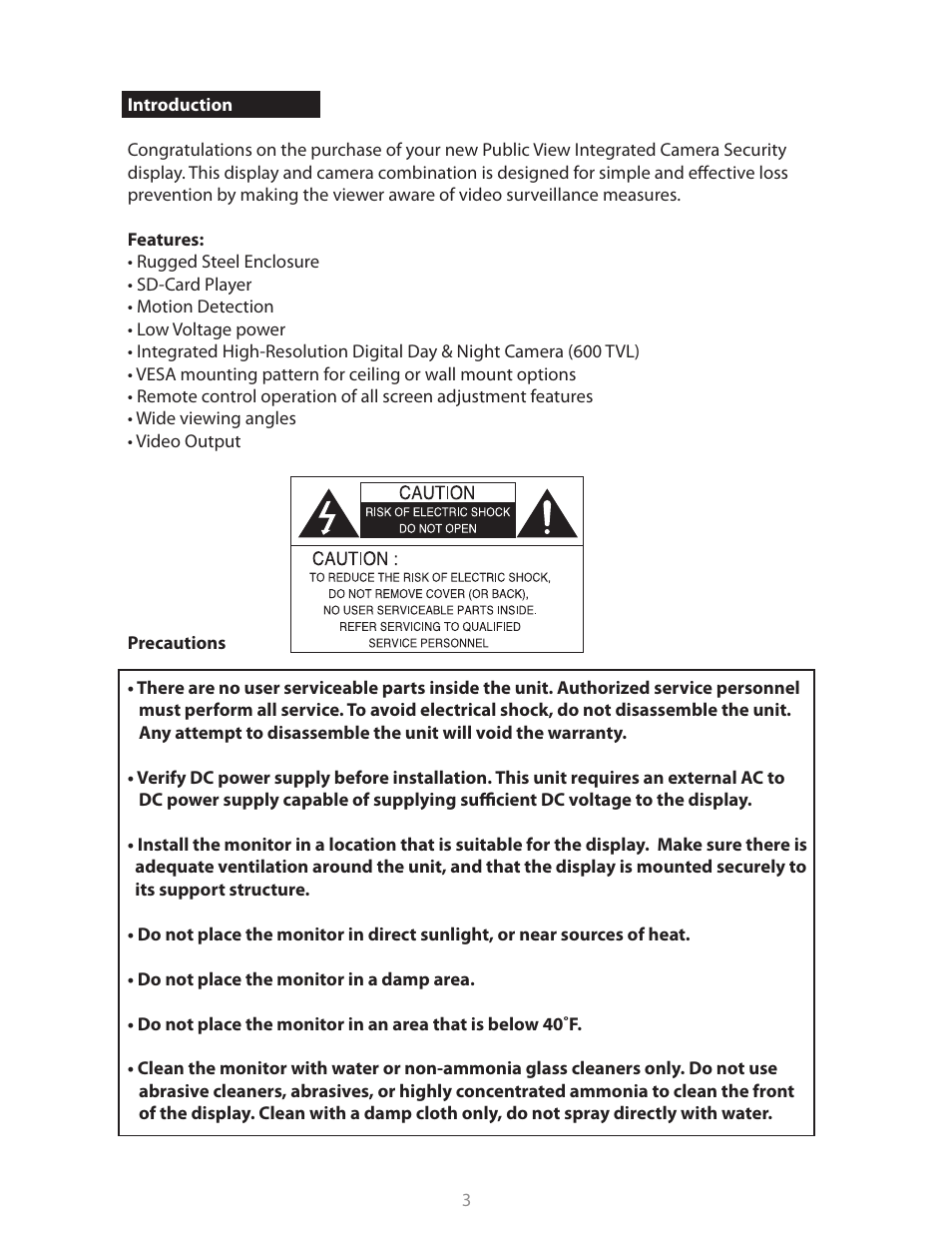 Clinton Electronics CE-M24S User Manual | Page 3 / 28