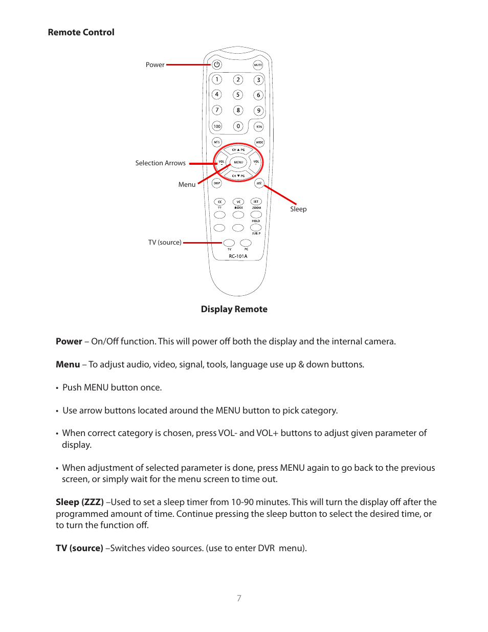 Clinton Electronics CE-20PVMDVR User Manual User Manual | Page 7 / 30