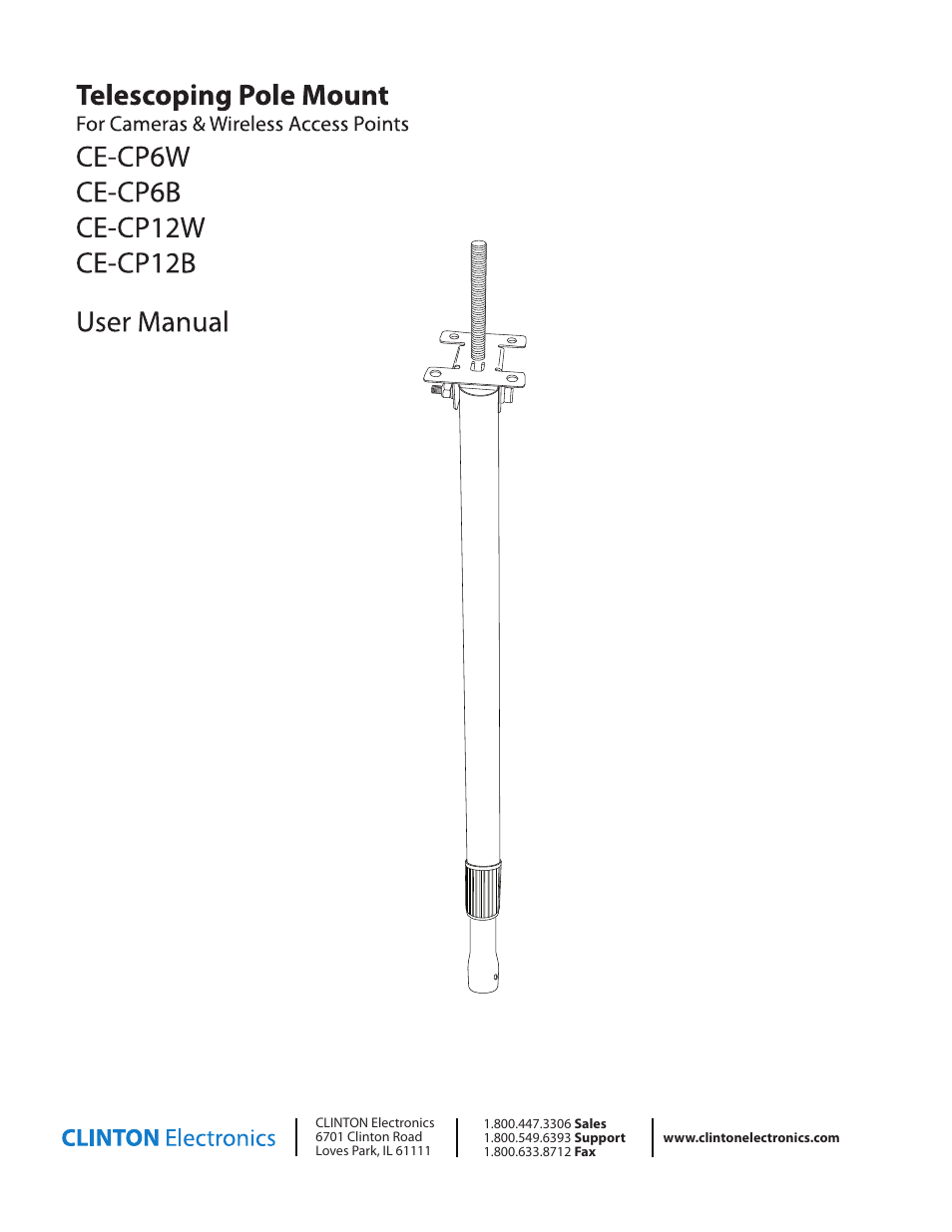 Clinton Electronics CE-CP12B User Manual | 4 pages