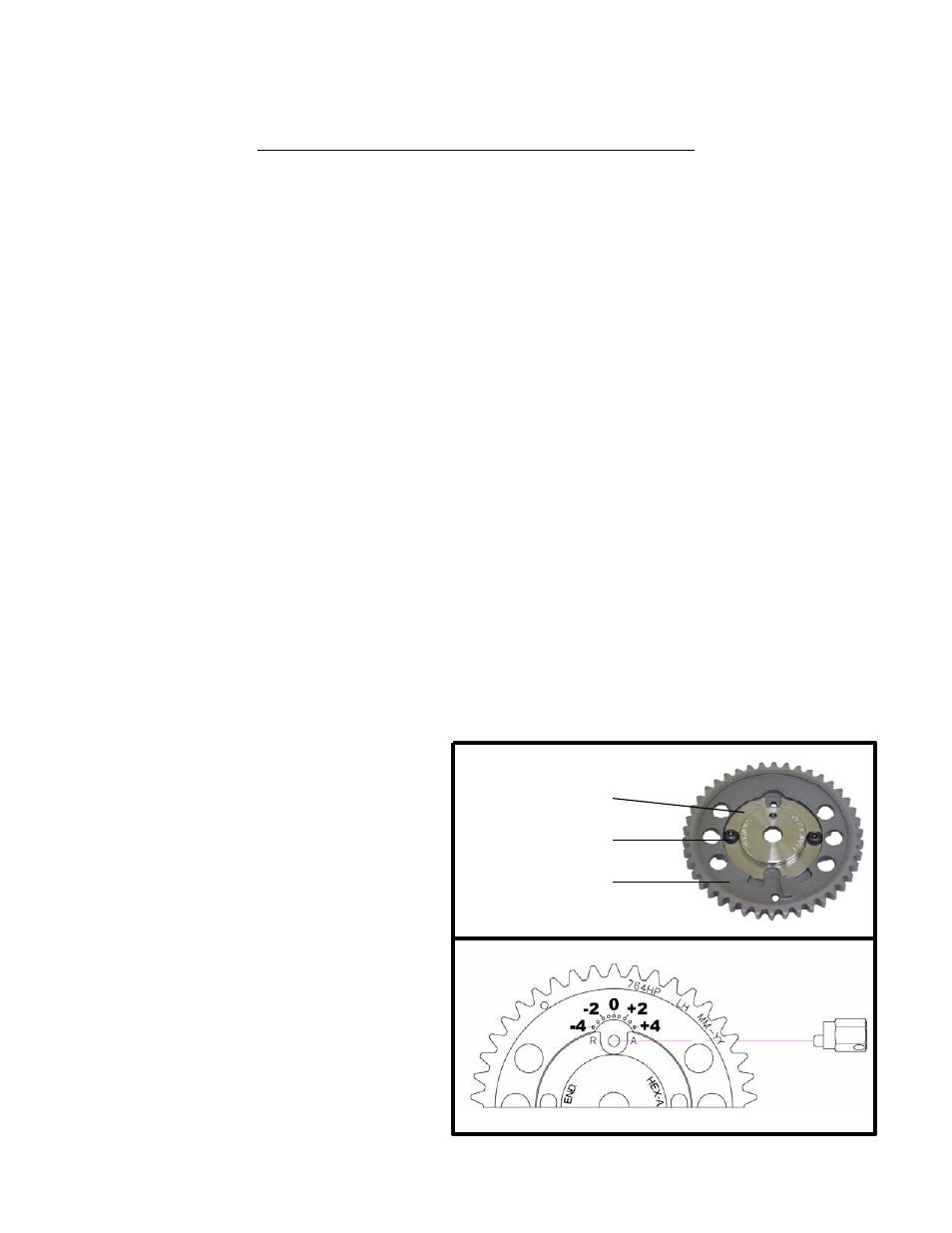 Cloyes Hex-A-Just (4.6 Ford Modular SOHC) User Manual | 2 pages