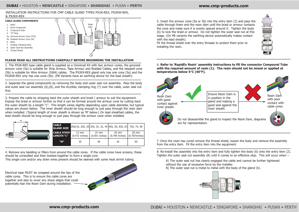 CMP PX2KX-REX User Manual | Page 2 / 2