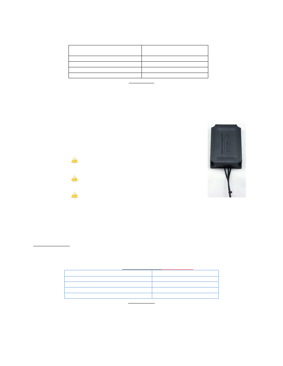 Cyron Lighting HTW1000 User Manual | Page 2 / 2