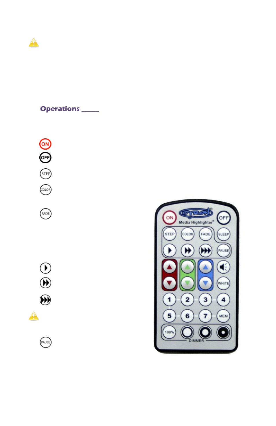 Cyron Lighting HTW1010 RGB User Manual | Page 4 / 12