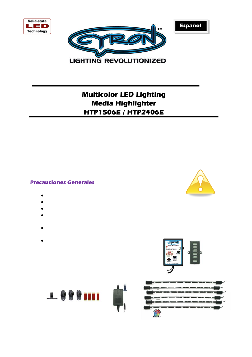 Cyron Lighting HTP1506E User Manual | Page 7 / 12