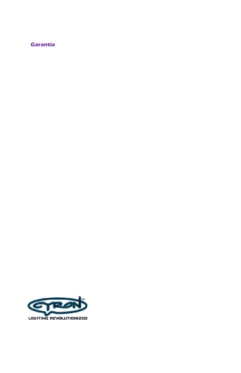 Cyron Lighting HTP904E User Manual | Page 11 / 12