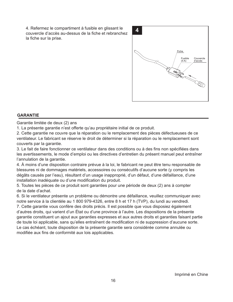 Artwork disclaimers font legend, Danger, Instructions d'assamblage ventilateur chef | DECO BREEZE Fan Head User Manual | Page 16 / 24