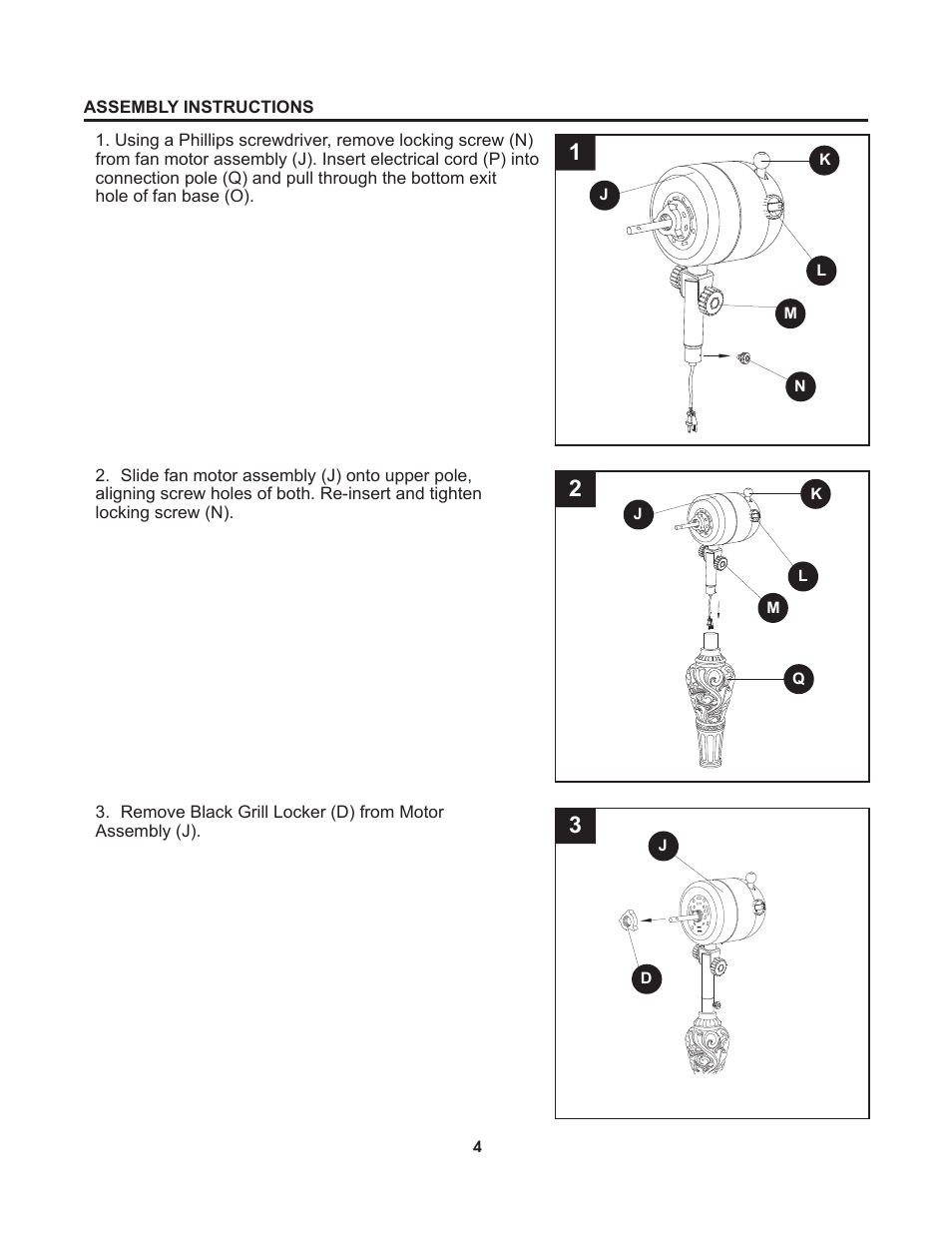 Artwork disclaimers font legend, Danger, Decorative tabletop fan | DECO BREEZE Decorative Tabletop Fan User Manual | Page 4 / 27