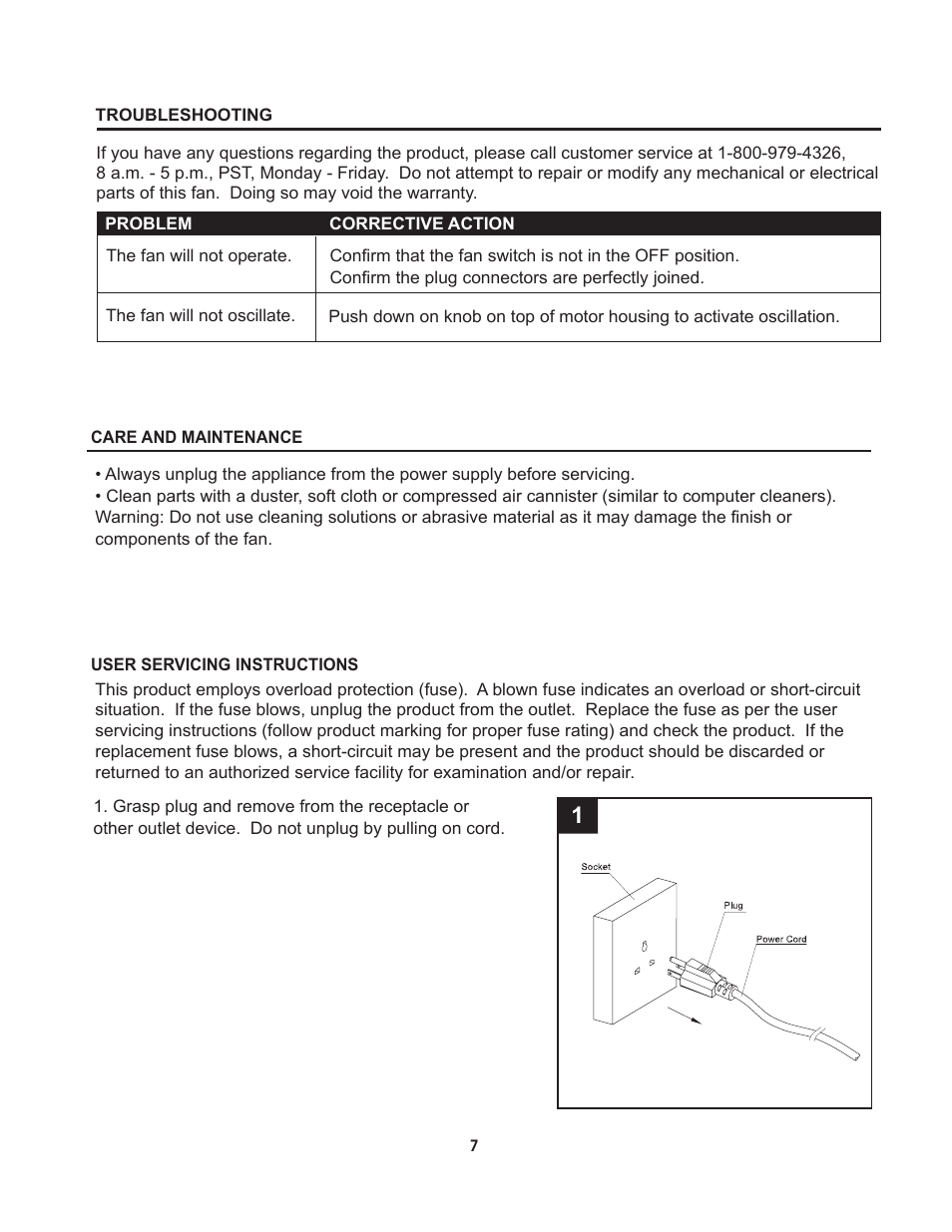 Artwork disclaimers font legend, Danger, Decorative tabletop fan | DECO BREEZE Decorative Tabletop Fan User Manual | Page 7 / 27