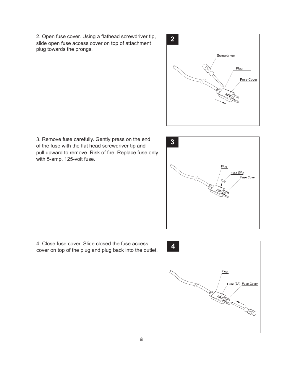 Artwork disclaimers font legend, Danger, Decorative tabletop fan | DECO BREEZE Decorative Tabletop Fan User Manual | Page 8 / 27