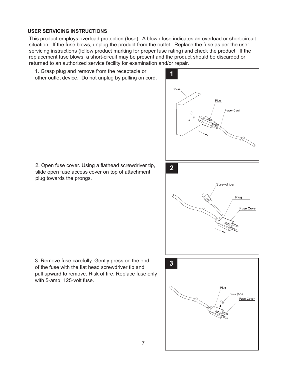 Artwork disclaimers font legend, Danger, Decorative table top fan | DECO BREEZE Mosaic Decorative Tabletop Fan User Manual | Page 7 / 24