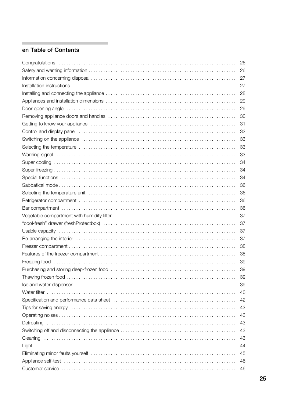 Neff K5950N1 User Manual | Page 25 / 140