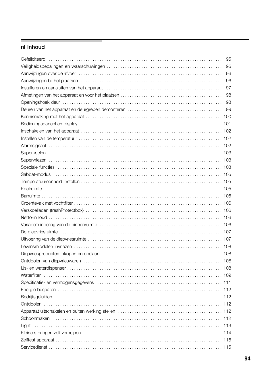 Neff K5950N1 User Manual | Page 94 / 140