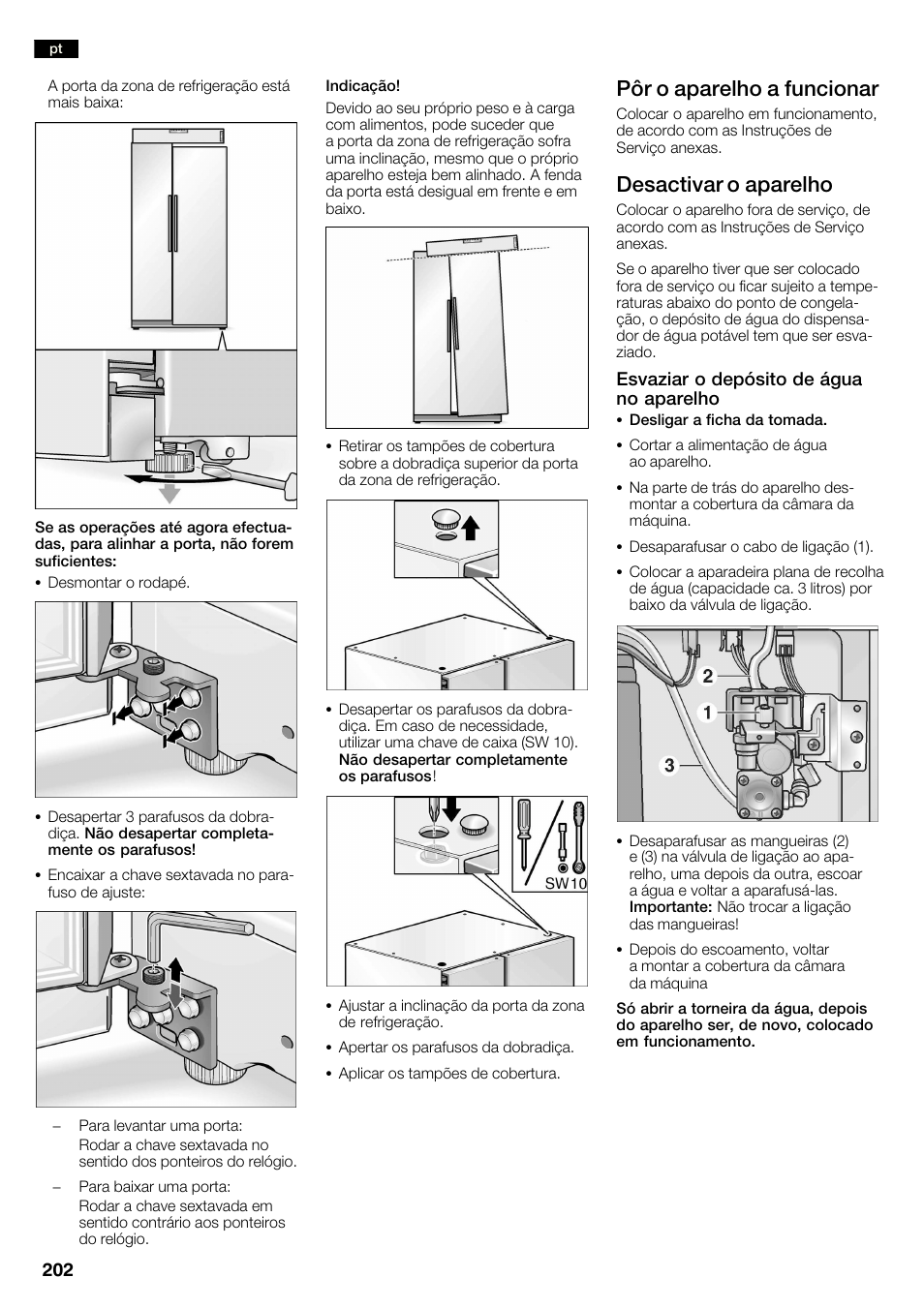 Pôr o aparelho a funcionar, Desactivar o aparelho | Neff K3990X7 User Manual | Page 202 / 240