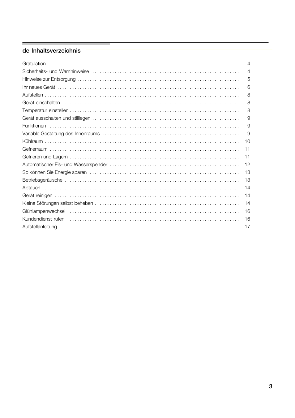 Neff K3990X7 User Manual | Page 3 / 240