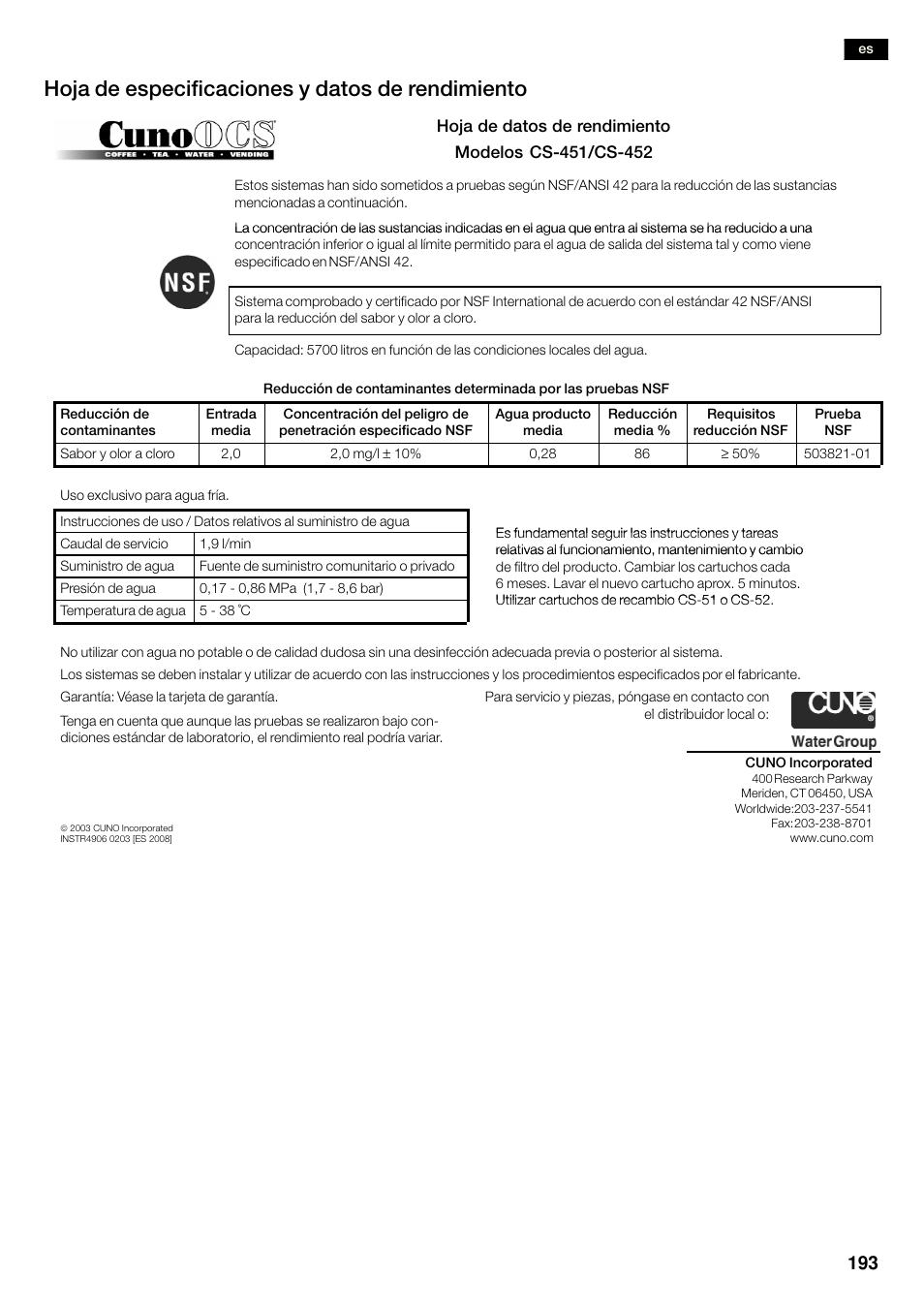 Hoja de especificaciones y datos de rendimiento | Neff K3990X7 User Manual | Page 193 / 263