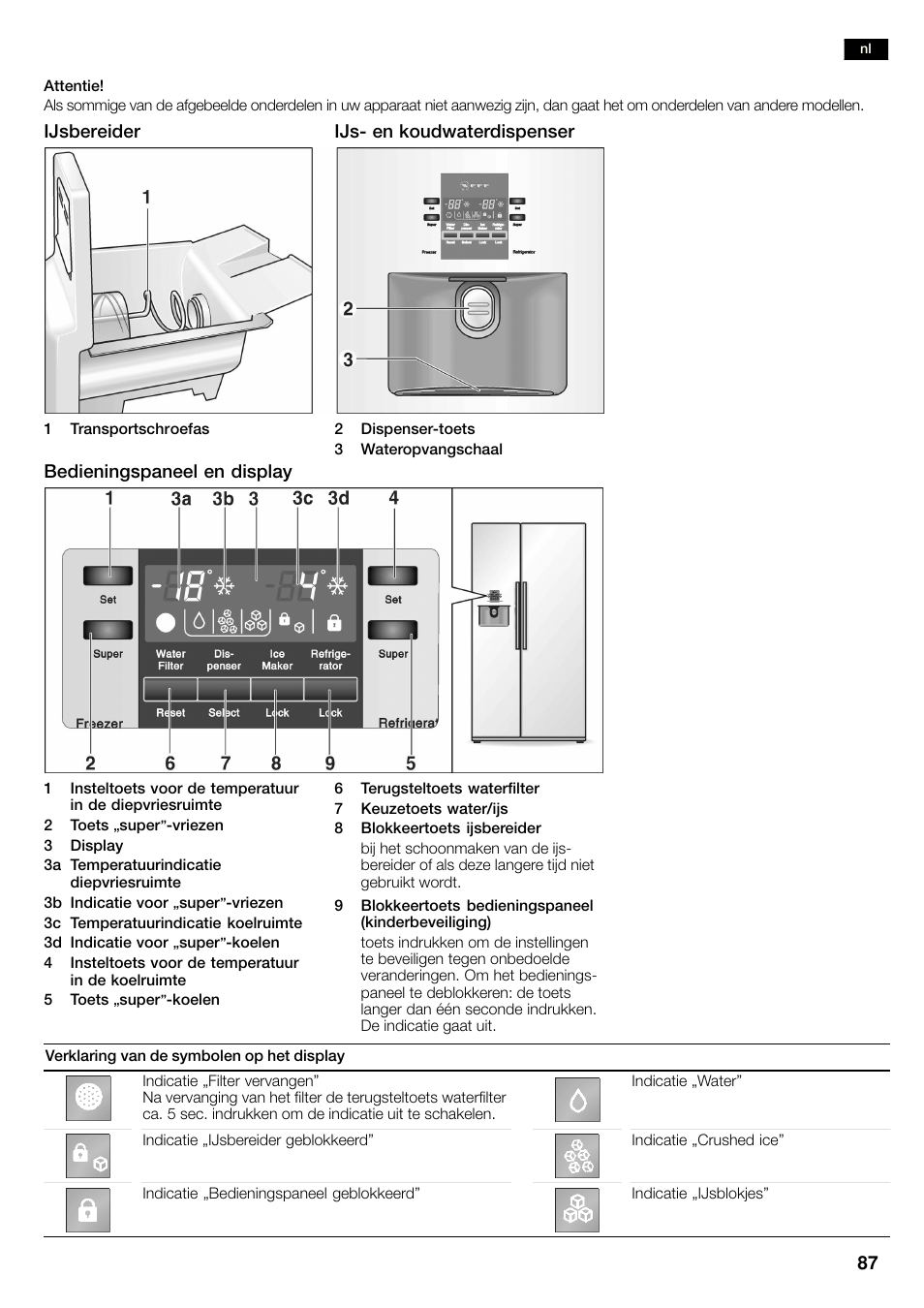 Neff K3990X7 User Manual | Page 87 / 263