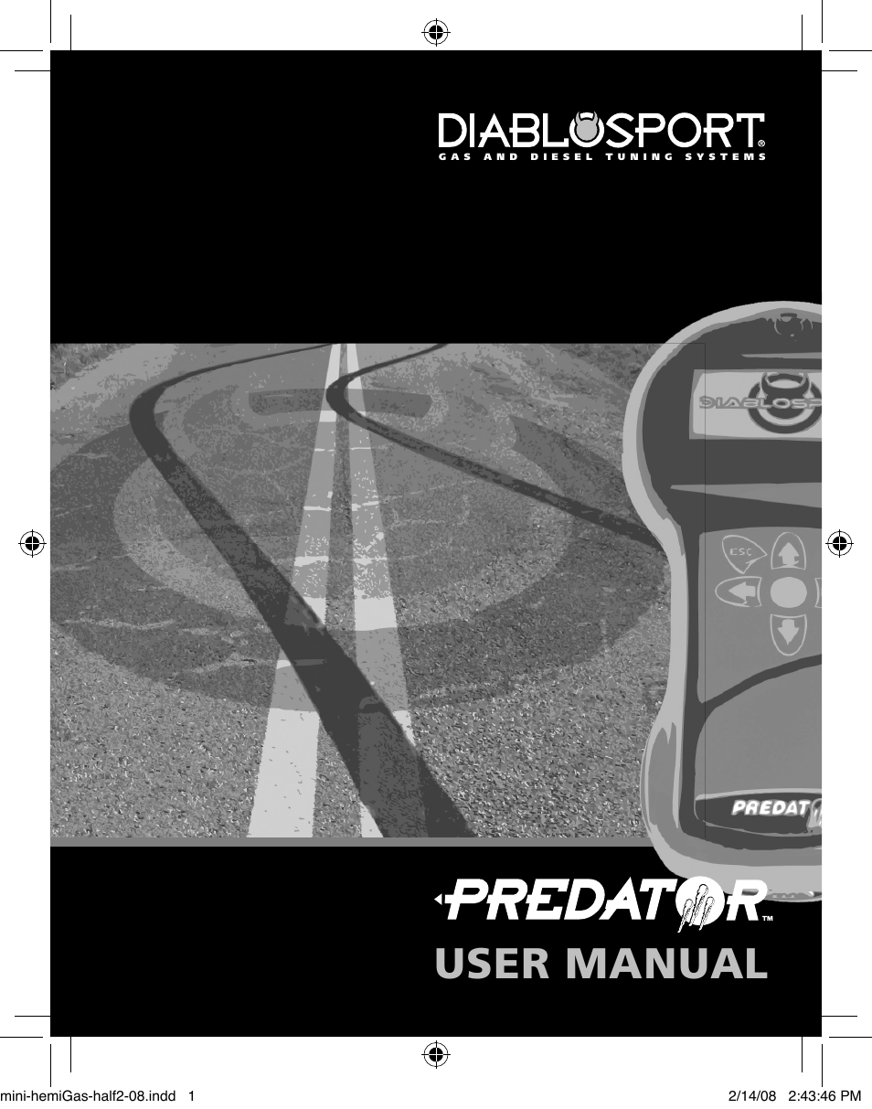 DiabloSport Predator User Manual User Manual | 9 pages